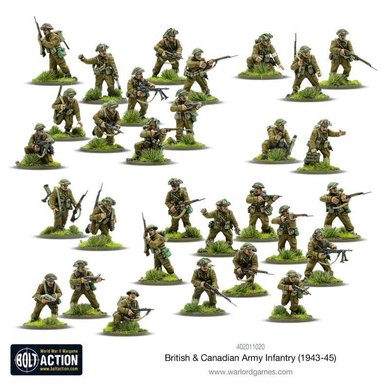 Bolt Action British & Canadian Army Infantry (1943-45) ( 402011020 )