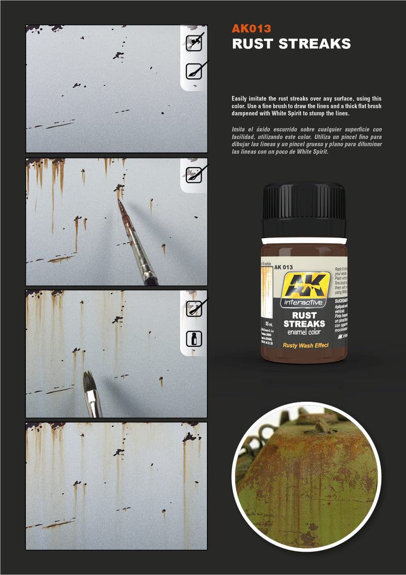 AK Enamel Effects: Rust Streaks (AK013)
