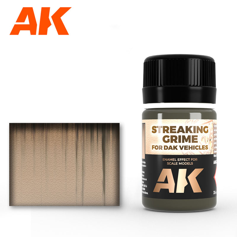 AK Enamel Effects: Streaking Grime for DAK Vehicles (AK067)