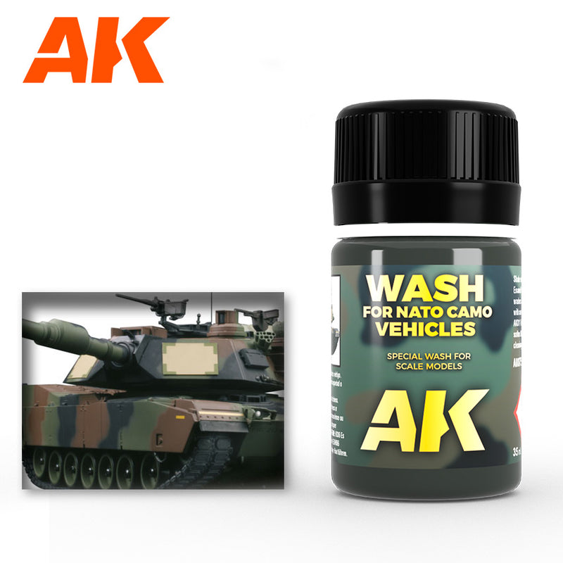 AK Enamel Wash - NATO Camo Vehicles (AK075)