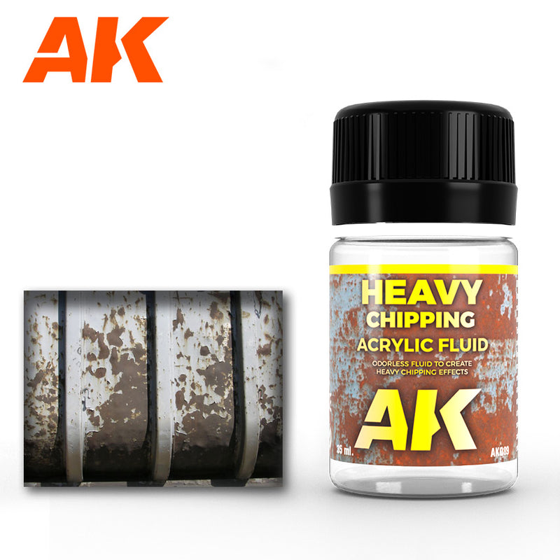 AK Enamel Effects: Heavy Chipping Fluid (AK089)