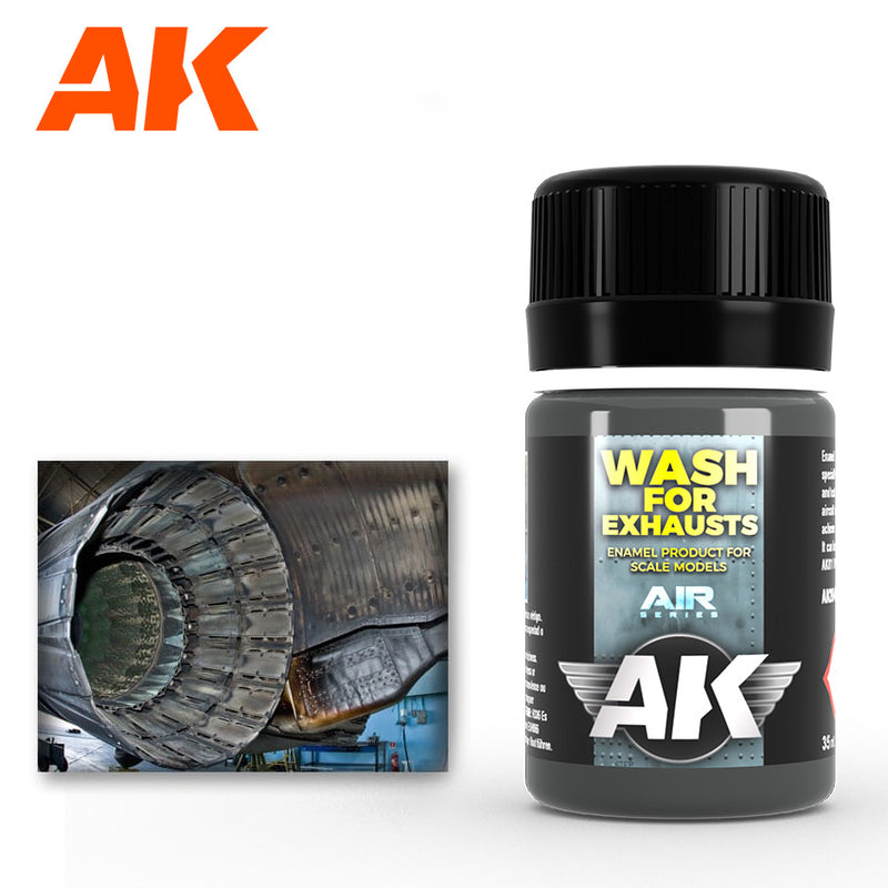 AK Enamel Wash - Exhaust (AK2040)