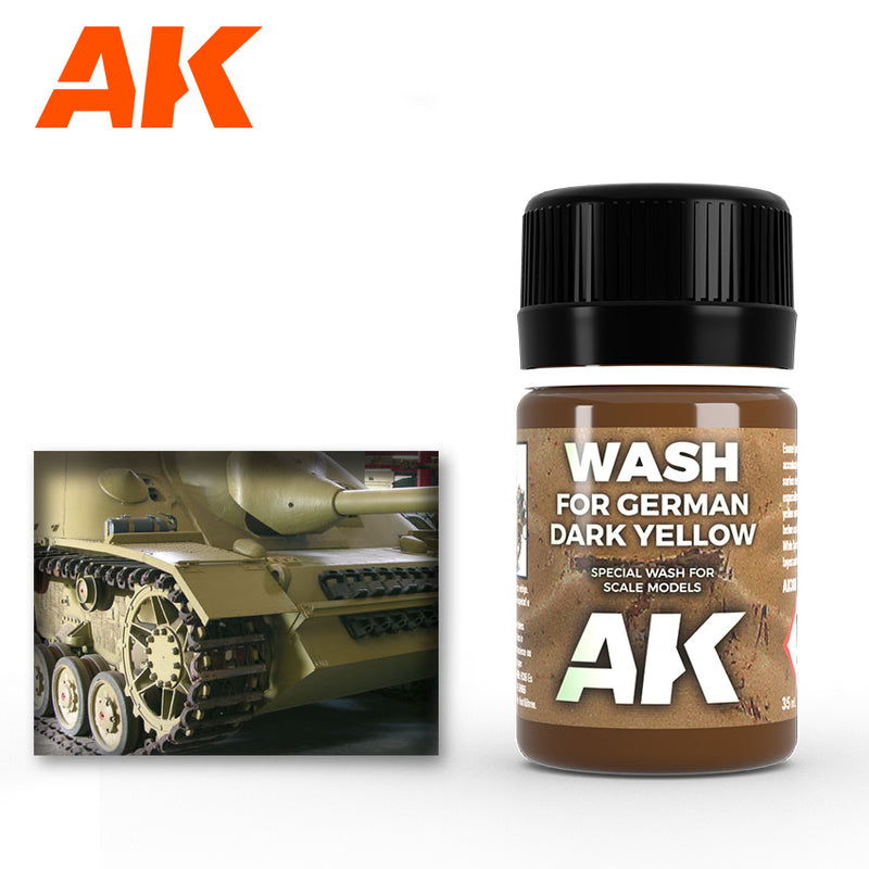 AK Enamel Wash - Dark Yellow (AK300)