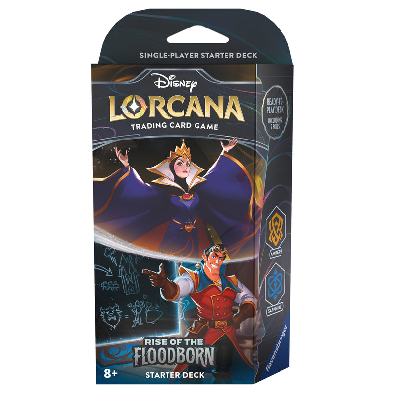 Lorcana: Rise of the Floodborn - Starter Deck: Amber & Sapphire