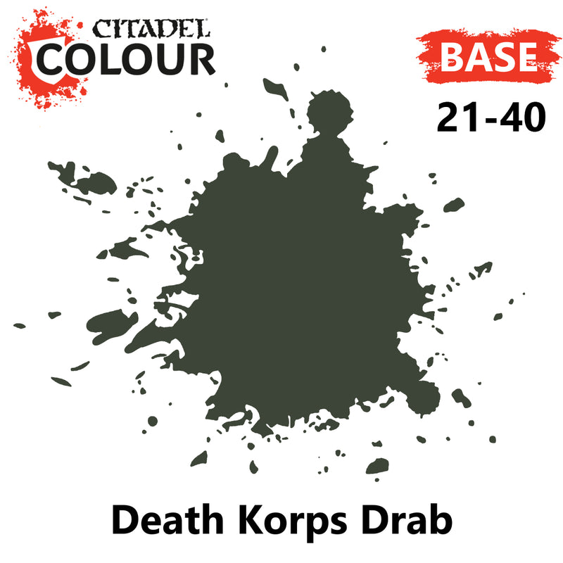 Citadel Base - Death Korps Drab ( 21-40 )