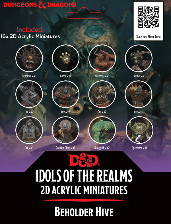 D&D Idols of the Realms: 2D Miniatures - Beholder Hive