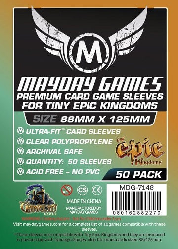 Mayday Games Premium Tiny Epic  88 mm x 125 mm 80ct