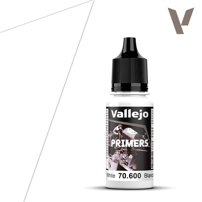 Vallejo Surface Primer - White 18ml - Val70600 (52)