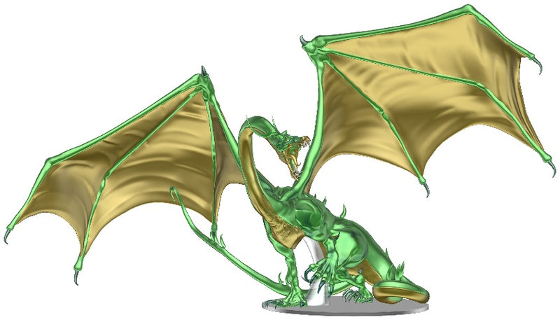 D&D Icons of the Realms : Adult Emerald Dragon
