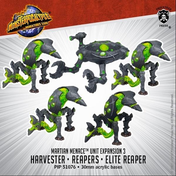 Monsterpocalypse: Martian Menace - Reapers / Harvester - pip51076