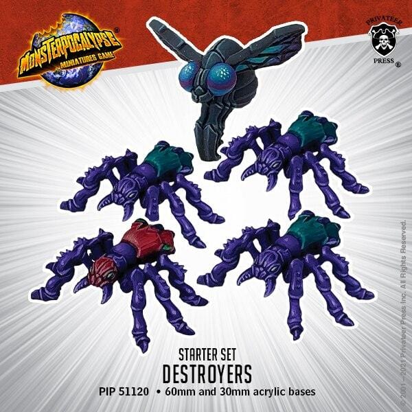 Monsterpocalypse: Savage Swarm - Dire Ants / Spy Fly - pip51123 - Used