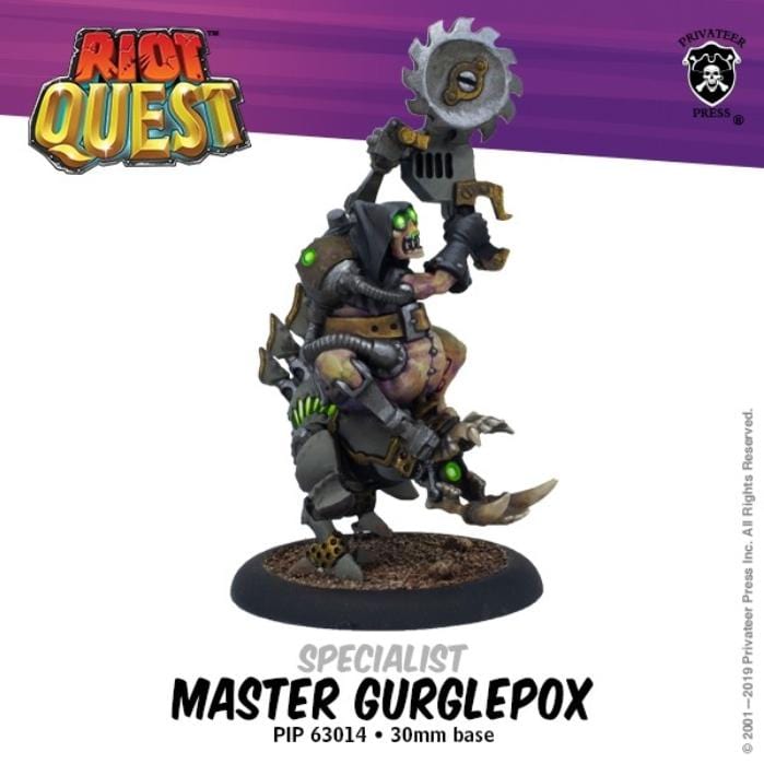 Riot Quest Master Gurglepox - pip63014 - Used
