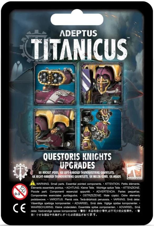 Adeptus Titanicus: Questoris Knights Upgrades ( 9001-W ) - Used