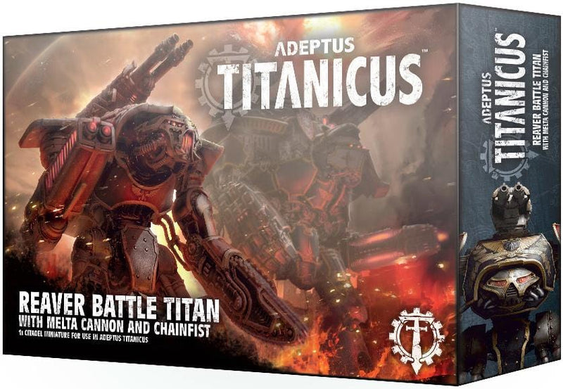 Adeptus Titanicus: Reaver Battle Titan with Melta Cannon and Chainfist ( 400-23 )