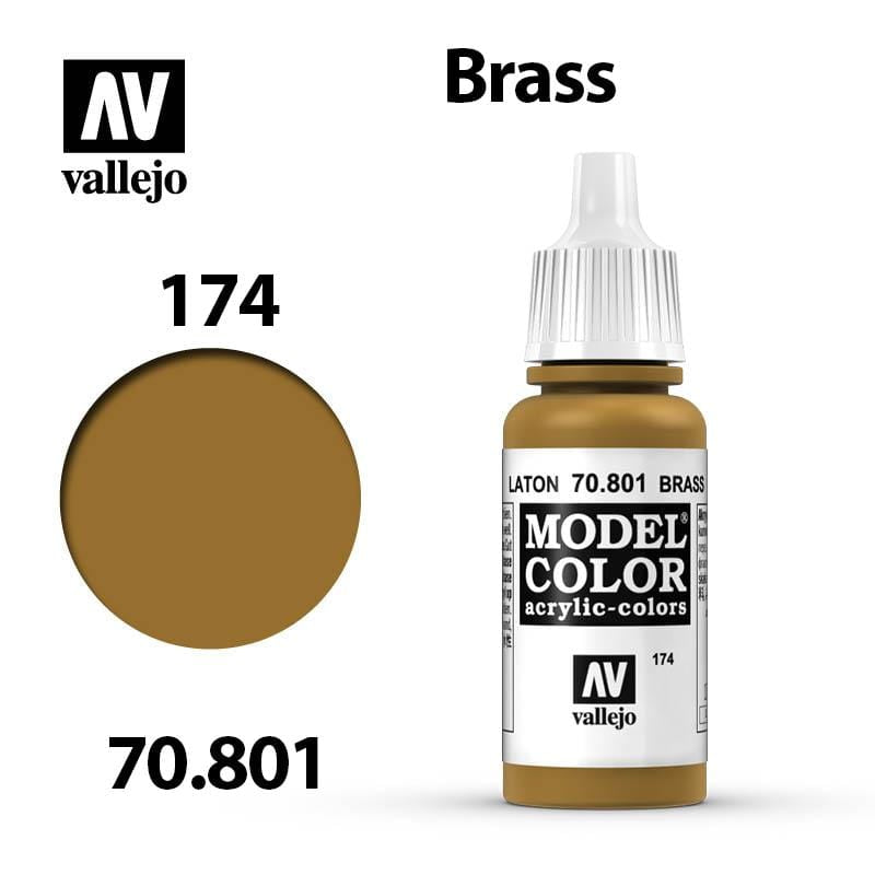 Vallejo Model Color - Brass 17ml - Val70801 (174)