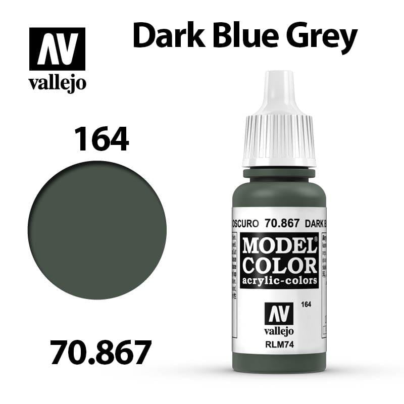 Vallejo Model Color - Dark Blue Grey 17ml - Val70867 (164)