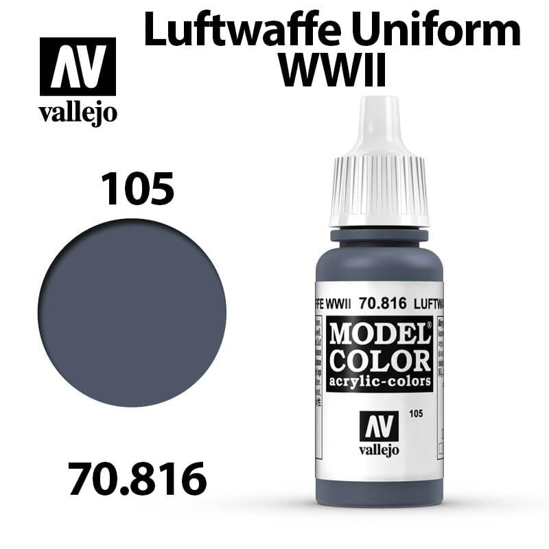 Vallejo Model Color - Luftwaffe Uniform WWII 17ml - Val70816 (105)
