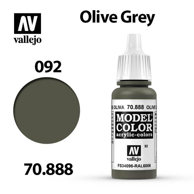 Vallejo Model Color - Olive Grey 17ml - Val70888 (092)