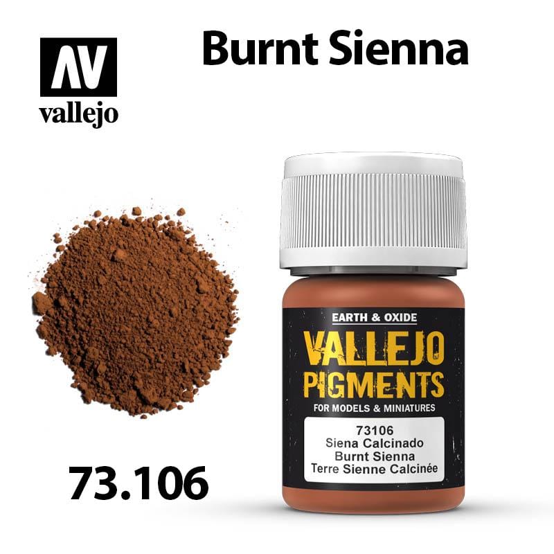 Vallejo Pigments - Burnt Sienna 35ml - Val73106