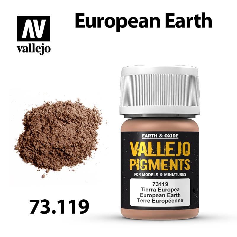 Vallejo Pigments - European Earth 35ml - Val73119
