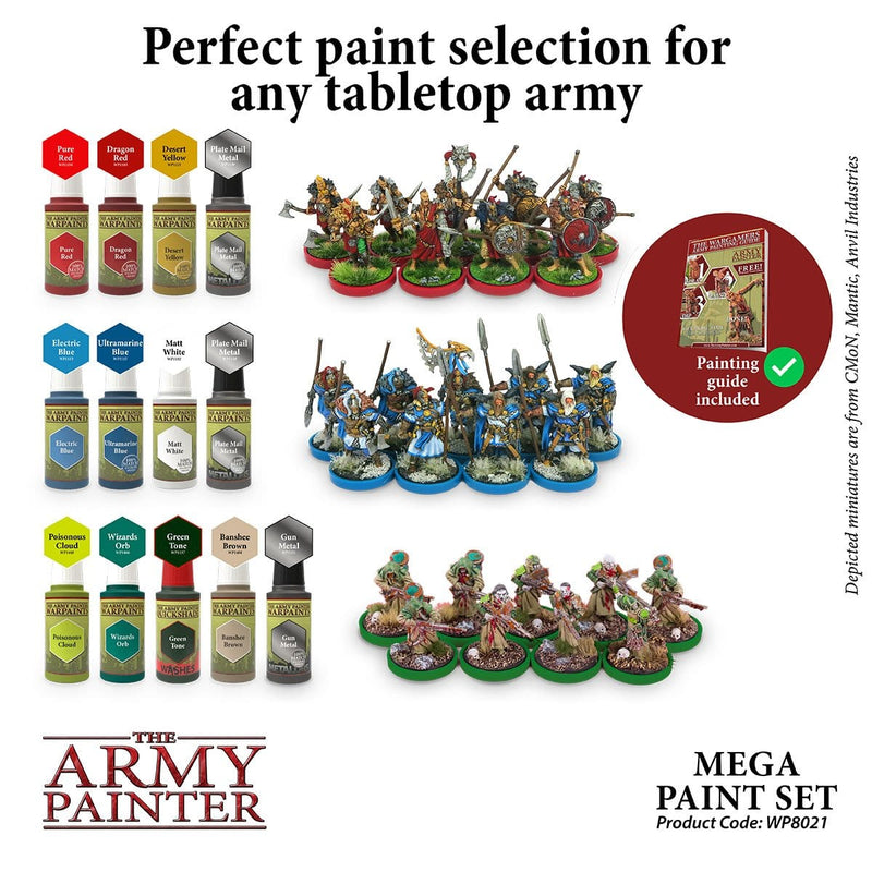 Army Painter Warpaints Mega Paint Set ( WP8021 )