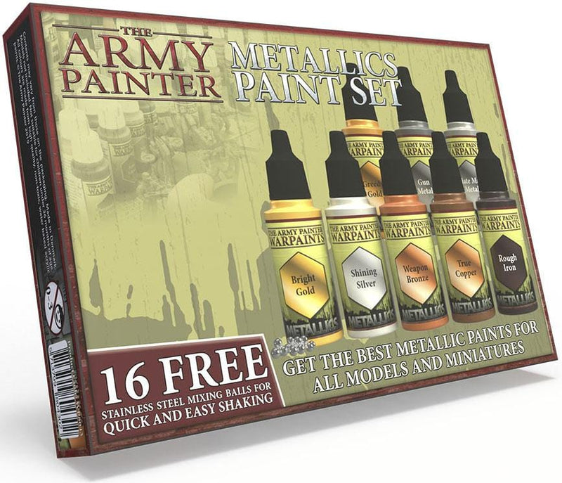 Army Painter Warpaints Metallics Paint Set ( WP8043 )