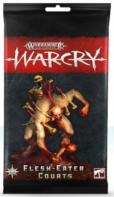 Warcry: Rules Cards - Flesh-Eater Courts ( 111-11-N ) - Used