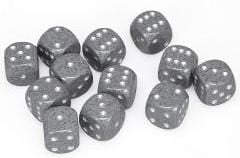 12 D6 Speckled 16mm Dice Hi-Tech - CHX25740 - Abyss Game Store