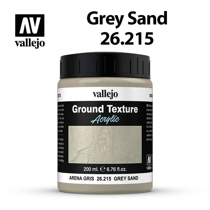 Vallejo Diorama Ground Texture - Grey Sand 200ml - Val26215