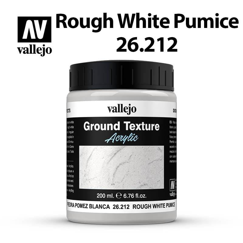 Vallejo Diorama Ground Texture - Rough White Pumice 200ml - Val26212