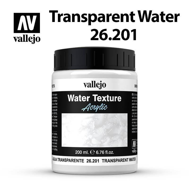 Vallejo Diorama Water Texture - Transparent Water 200ml - Val26201