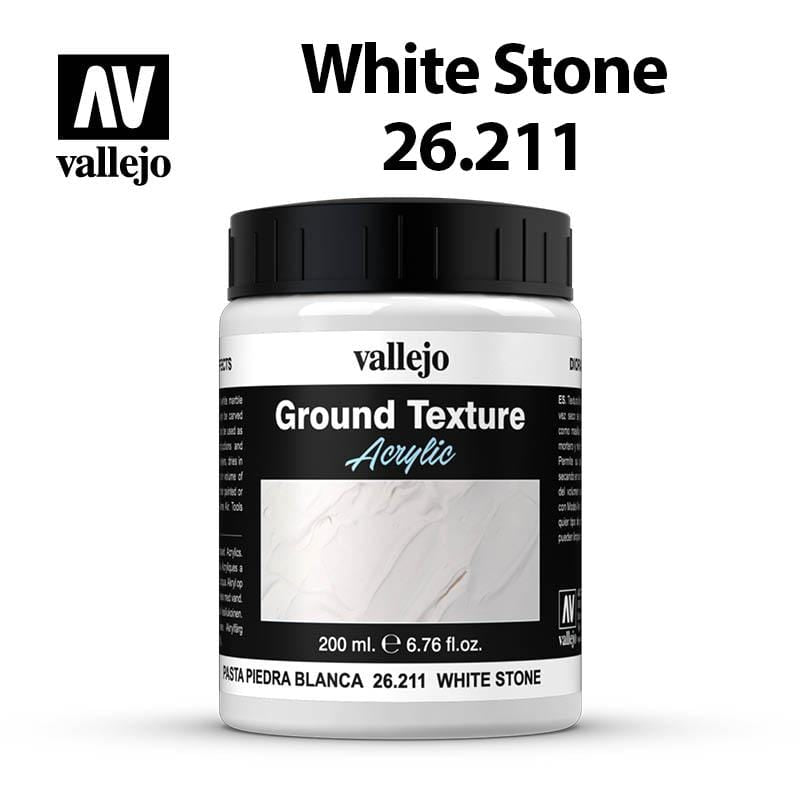 Vallejo Diorama Ground Texture - White Stone 200ml - Val26211