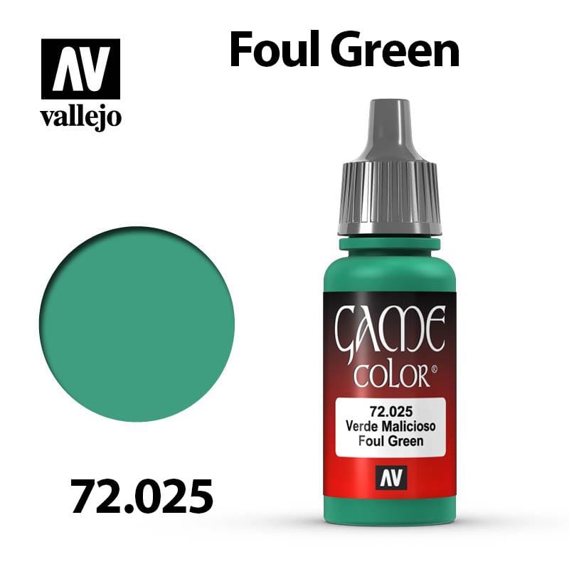 Vallejo Game Color - Foul Green 17ml - Val72025
