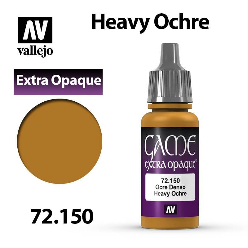 Vallejo Game Extra Opaque - Heavy Ochre 17ml - Val72150
