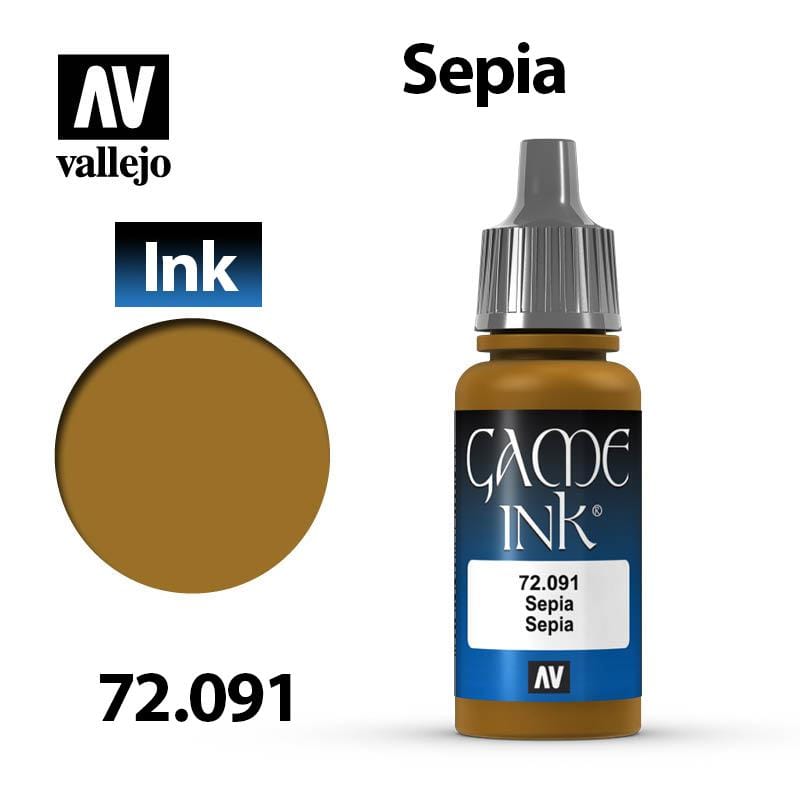 Vallejo Game Ink - Sepia 17ml - Val72091
