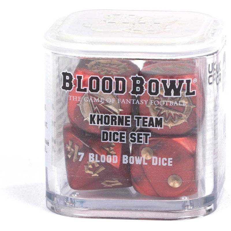 Blood Bowl Dice - Khorne Team ( 200-97 )