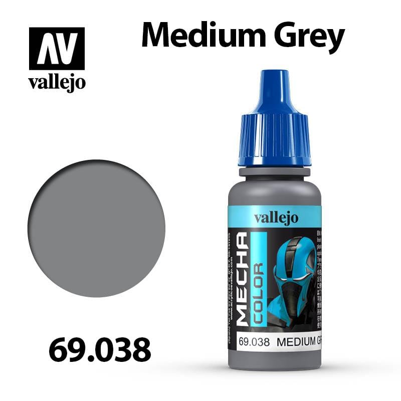 Vallejo Mecha Color - Medium Grey 17ml - Val69038
