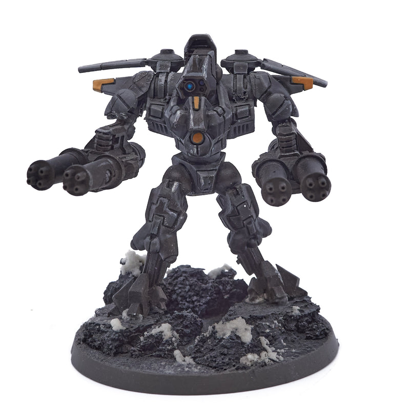 T'au Empire - XV9 with Twin-linked Burst Cannon (Resin) (02900) - Used