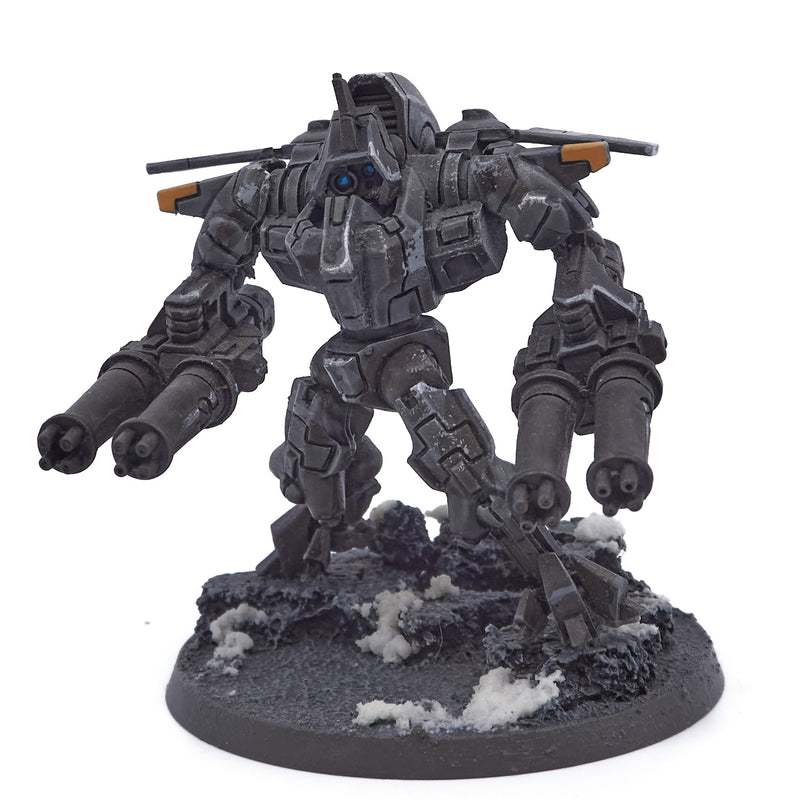 T'au Empire - XV9 with Twin-linked Burst Cannon (Resin) (02901) - Used