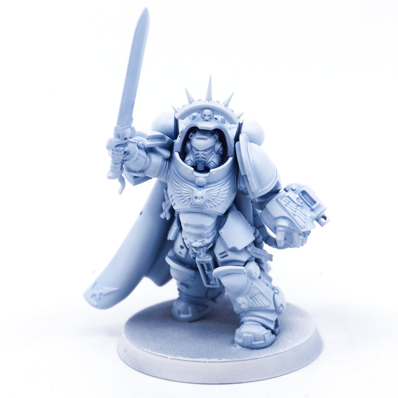 Space Marines - Captain in Gravis Armour (04654) - Used