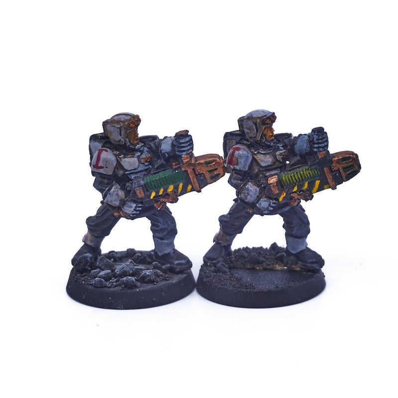 Astra Militarum - Cadian Guardsmen with Special Weapons (Metal) (05653) - Used