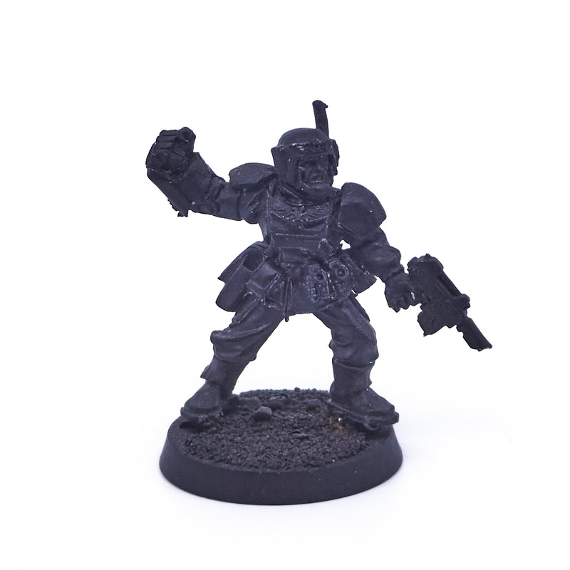 Astra Militarum - Cadian Commander with Power Fist (Metal) (05656) - Used