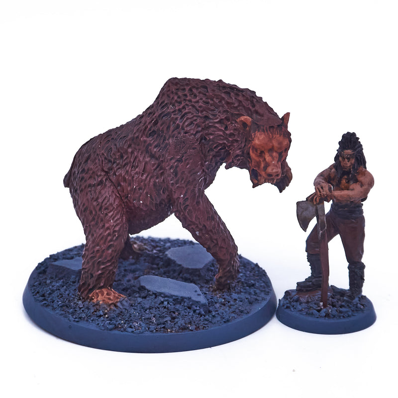 Middle-Earth - Beorn & Bear (Resin) (06001) - Used