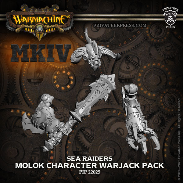 Warmachine MKIV - Orgoth Sea Raiders: Molok Character Pack