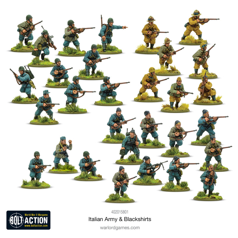 Bolt Action Italian Army & Blackshirts Infantry ( 402015801 )