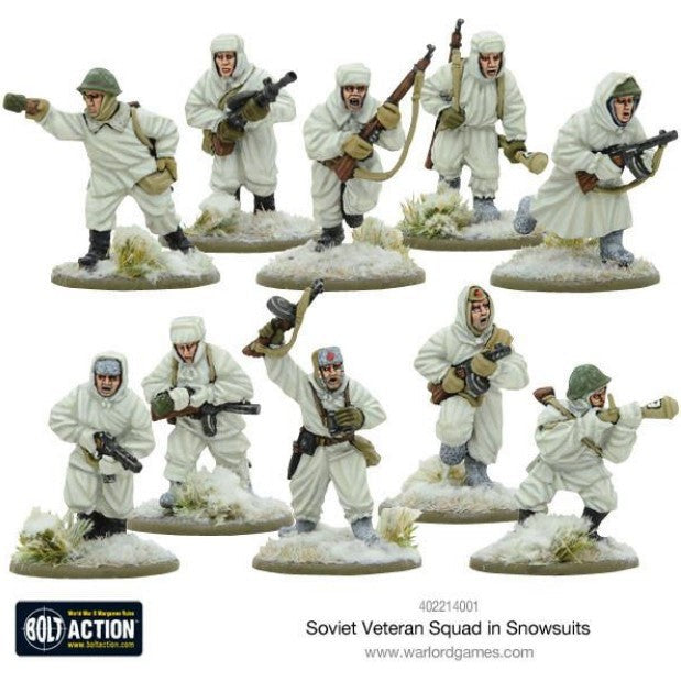 Bolt Action Soviet Veteran Squad in Snowsuits ( 402214001 )