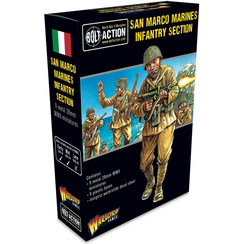 Bolt Action Italian San Marco Marines Infantry Section ( 402215802 )
