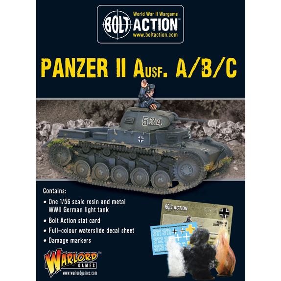 Bolt Action - German Panzer II Ausf. A/B/C (402412005)