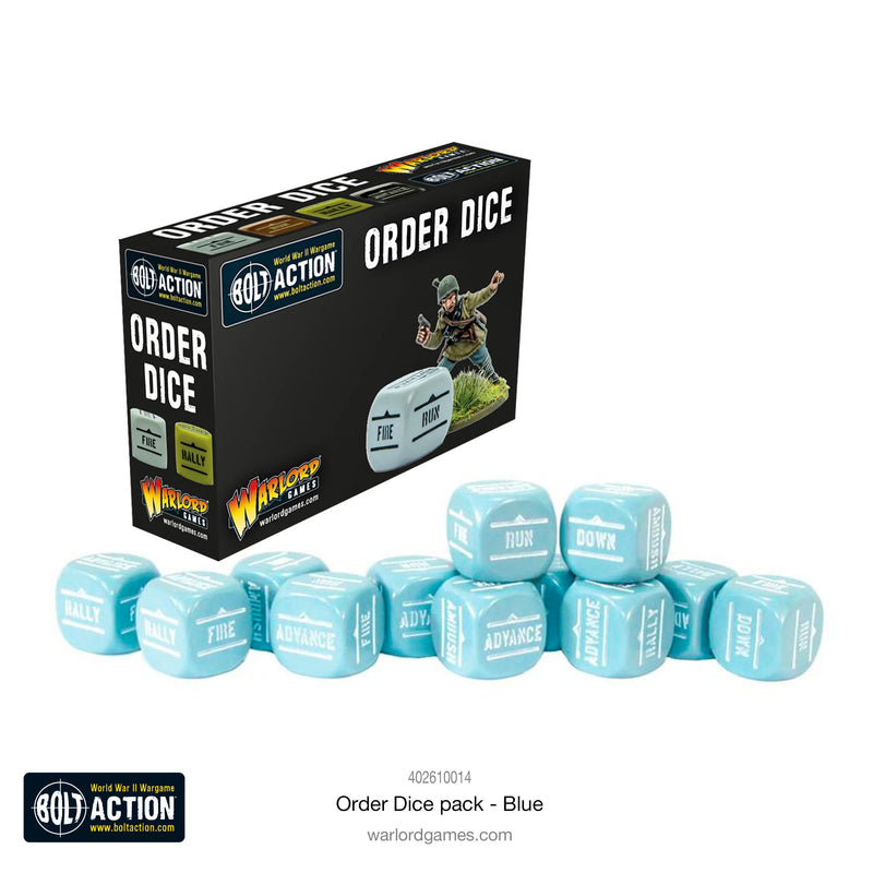 Bolt Action Order Dice Pack - Blue ( 402616014 )