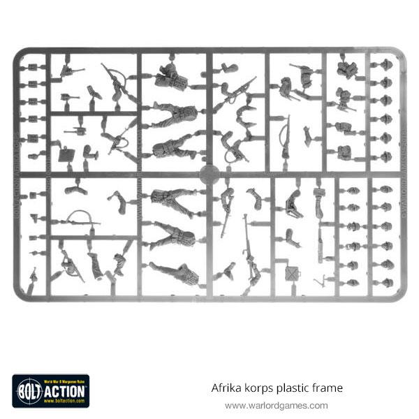 Bolt Action Afrika Korps Plastic Frame ( 4030100016 )